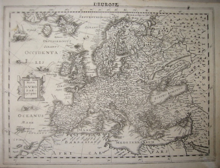 Mercator Gerard - Hondius Jodocus Nova Europae Descriptio 1630 Amsterdam 